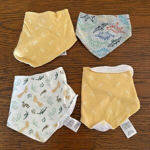 Charming Yellow and Patterned Kids Bib Set
